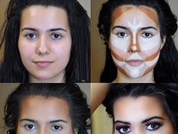 Modelowanie twarzy - makijaż