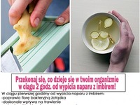 Przekonaj się, co dzieje się w Twoim organizmie w ciągu 2 godz. od wypicia naparu z imbirem