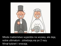 Młode małżeństwo jedzie na wczasy i zdradzają dwa razy...