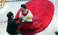 Suknia wykonana z 9999 róż - MUSISZ TO zobaczyć!
