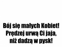 Bój się małych kobiet