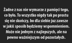 Żadne z nas nie wymarze...