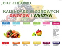 Kalendarz SEZONOWYCH owoców i warzyw. SUPER...
