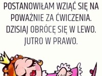 Postanowiłam wziąć się za ćwiczenia