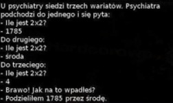 U psychiatry siedzi trzech wariatów... Zobacz, który jest najgorszy!