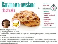 Pyszne bananowo-owsiane ciasteczka...