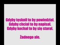 Żadnego ale.