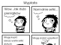 W dniu wypłaty vs 2 dni po. U was też tak się to kończy? :D