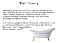 Test z wanną