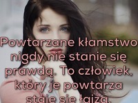 Powtarzane kłamstwo