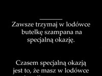 Zawsze jest okazja ;)