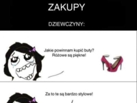 Dziewczyny na zakupach, czyli... jak kupujemy buty, a jak faceci, haha