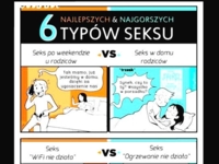 Zobacz 6 najlepszych i najgorszych typów seksu! :D