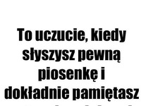 To uczucie...