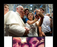 Sweet fotka z papieżem