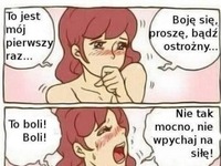 Zobacz jej pierwszy raz... Biedna dziewczynka... haha :d