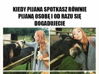 Kiedy spotykają się pijane dziewczyny...