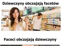 Jak dziewczyny OBCZAJAJĄ facetów a jak  FACECI?! Widać różnicę :)