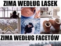 Zima według lasek vs mężczyzn!