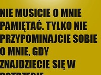 Wcale nie musicie...