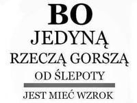 Jedyna gorsza rzecz to właśnie to