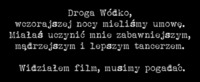 Droga wódko...