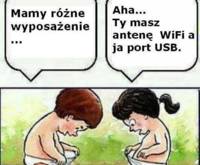 WIFI i USB ;)