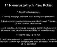 17 nienaruszalnych praw kobiet! 8 najlepsze!