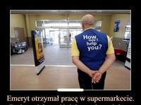 Emeryt otrzymał pracę w supermarkecie. Dwie godziny później został zwolniony!
