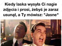 Tak reagują faceci, gdy prosisz ich o usunięcie twoich nagich zdjęć xD