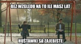 Huśtawki- lubię to!