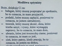 Zobacz koniecznie jak BRZMI MODLITWA OPTYMISTY! HAHA