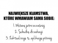 Największe kobiece kłamstwa