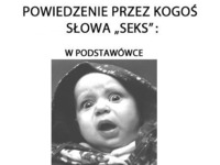 Jak reaguje się na słowo seks w kolejnych latach edukacji? Śmieszne :D