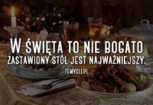 W święta...