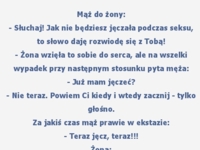 Mąż do żony...