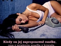 Kiedy on jej zaproponował randkę...