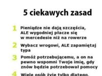 Pięć ciekawych zasad...