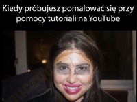 Malowanie razem z laskami z youtuba