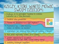 To warto mówić swoim dzieciom!