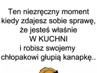 Kanapka i chłopak