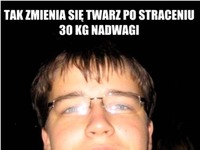 Schudł 30 KILOGRAMÓW! Zobacz jak zmieniła się jego TWARZ, ale CIACHO ;)