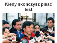 Kiedy skończysz pisać test