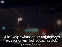 ''Nie'' wypowiedziane...