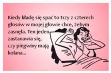 Kiedy kładę się spać ;D