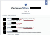 Czasami lepiej nie spieszyc się ze zmianą statusu na fejsie... Zobacz co mu napisała jego nowa "dziewczyna" ;D