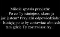 Miłość i przyjaźń...