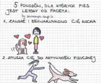 5 powodów, dla których pies jest lepszy od faceta ;)