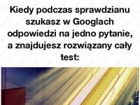 Gdy szukasz w necie odpowiedzi na jedno pytanie...