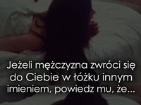 Jeżeli mężczyzna zwróci się do Ciebie...